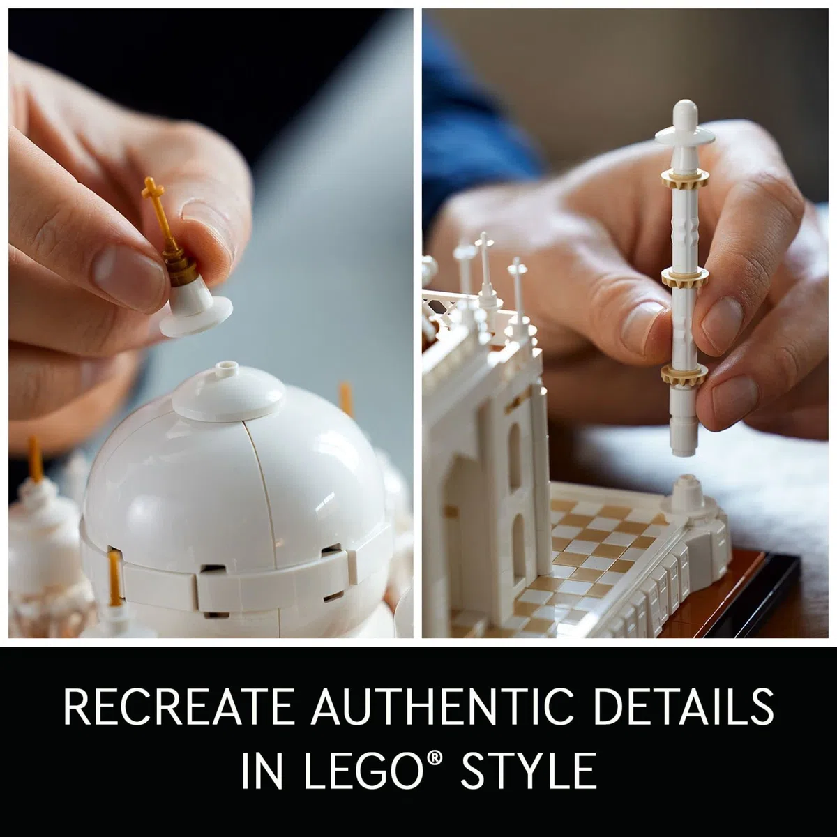 LEGO Architecture Taj Mahal (20156) Building Toy; Engaging Building Project for Adults; New 2021 (2022 Pieces)