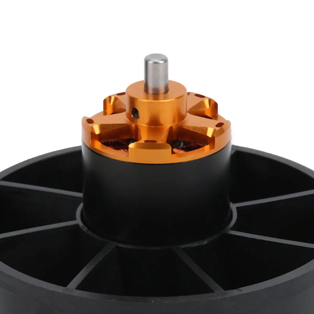 RC 90 mm elektrischer Impeller, 12 Flügel mit bürstenlosem Motor, hohe Leistung, hohe Effizienz, Aluminiumlegierung, Kunststoff, Kupfer, Schwarz, für RC-Flugzeuge (1000 kV)