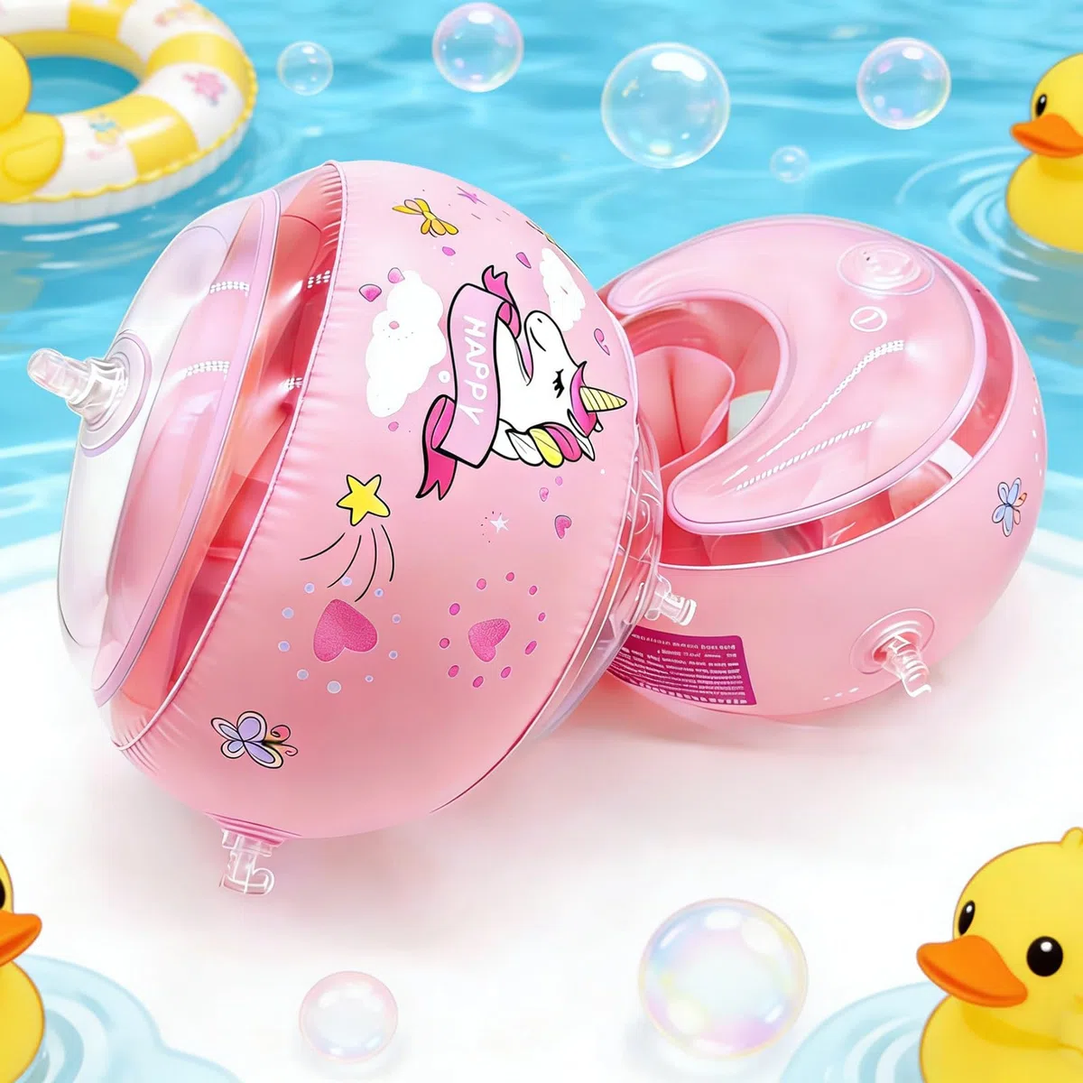 Schwimmflügel Kinder 3-6 Jahre, Schwimmflügel ab 1 Jahr, Auftriebshilfe für sicheres Schwimmen Lernen, Rutschfester Halt ohne Verrutschen, Sicherer & Passgenauer Sitz, Empfohlenes Gewicht 6-25KG
