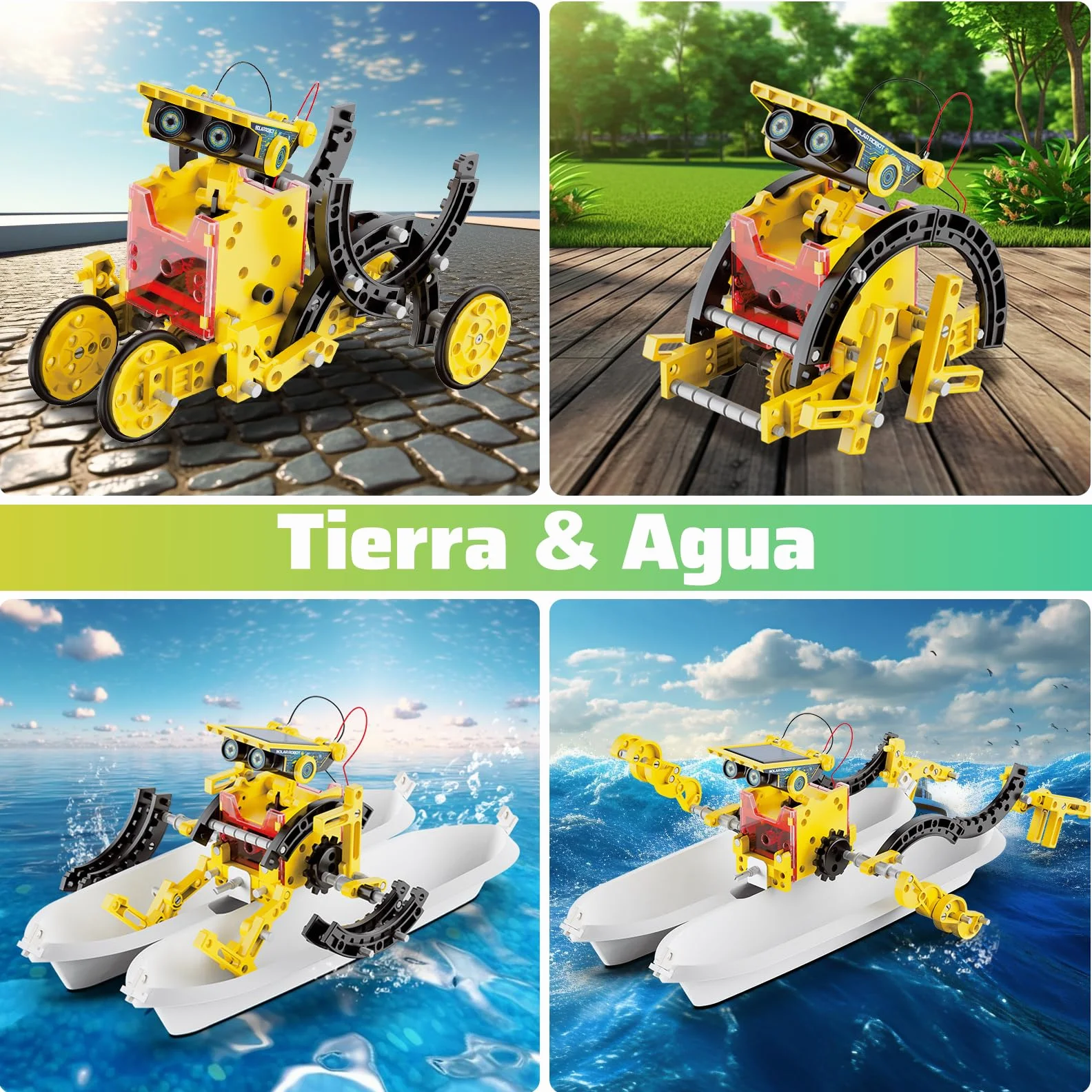 Hot Bee Solar Roboter Kinder, Experimente für Kinder ab 6-10, Geschenk Junge 8 9 10 11 12 Jahre, Spielzeug ab 8-12 Jahre für Jungen