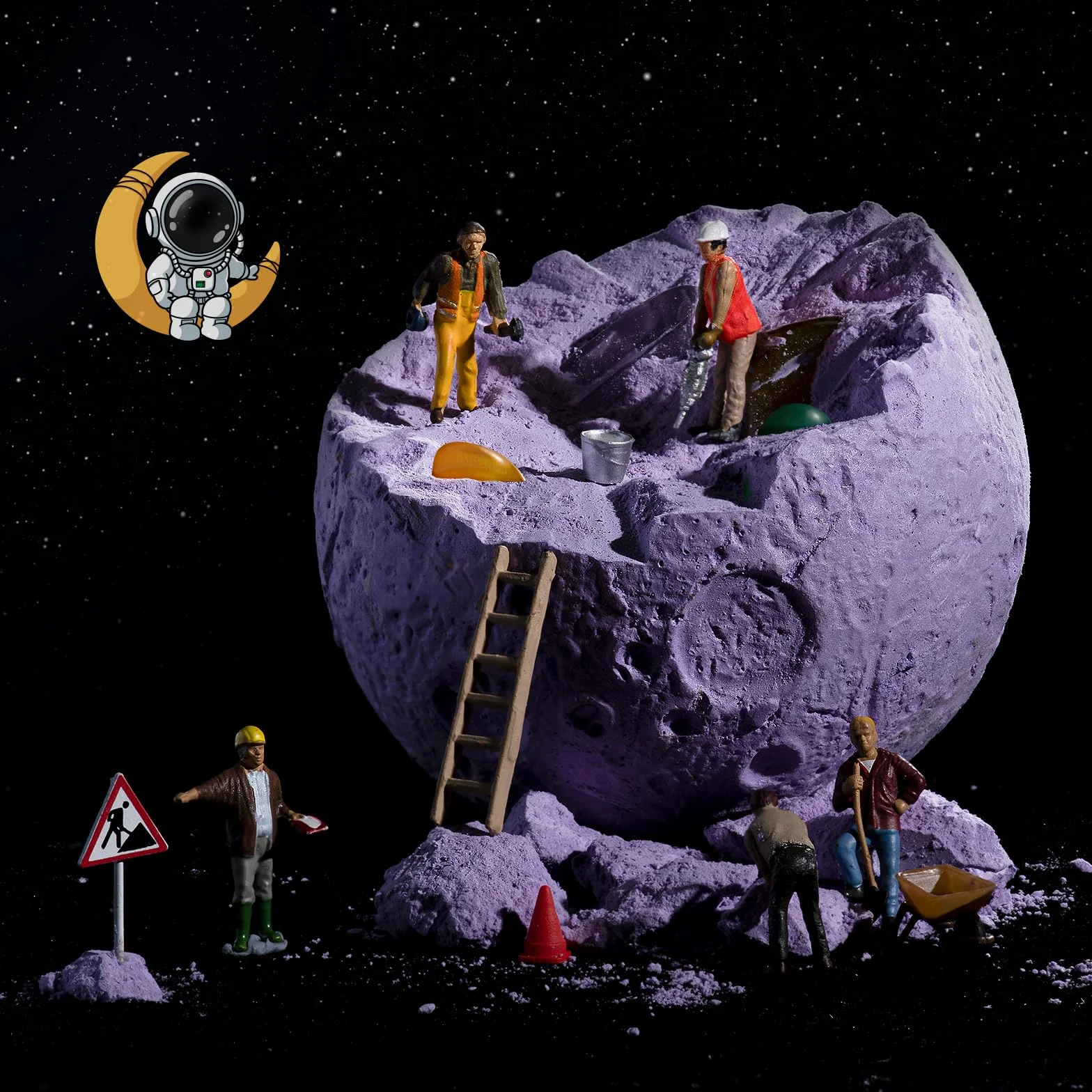 GobiDex Ausgrabungsset für Kinder, Natürliche Edelsteine und Kristalle, Mineralien Steine für Kinder ab 6 7 8 9 10, Mond Schatzsuche Spielzeug, Sonnensystem, Planeten Geschenk für Jungen und Mädchen