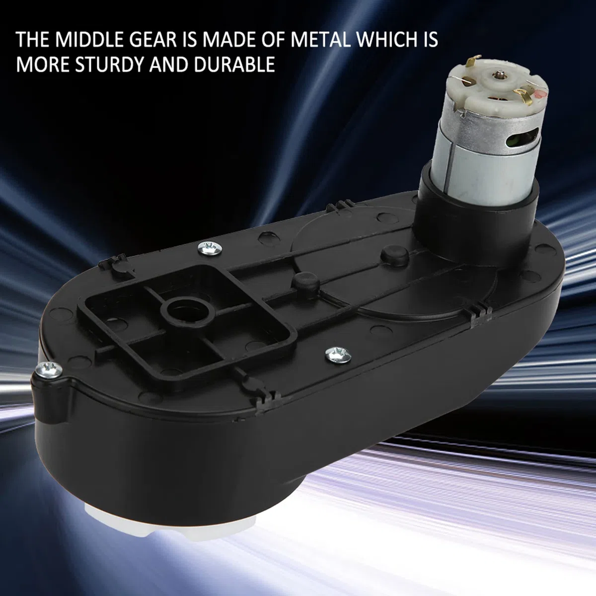 Getriebe Elektromotor 12V 16000 U/min, Motor RS390 Getriebebox Elektroautos für Kinder Spielzeugauto