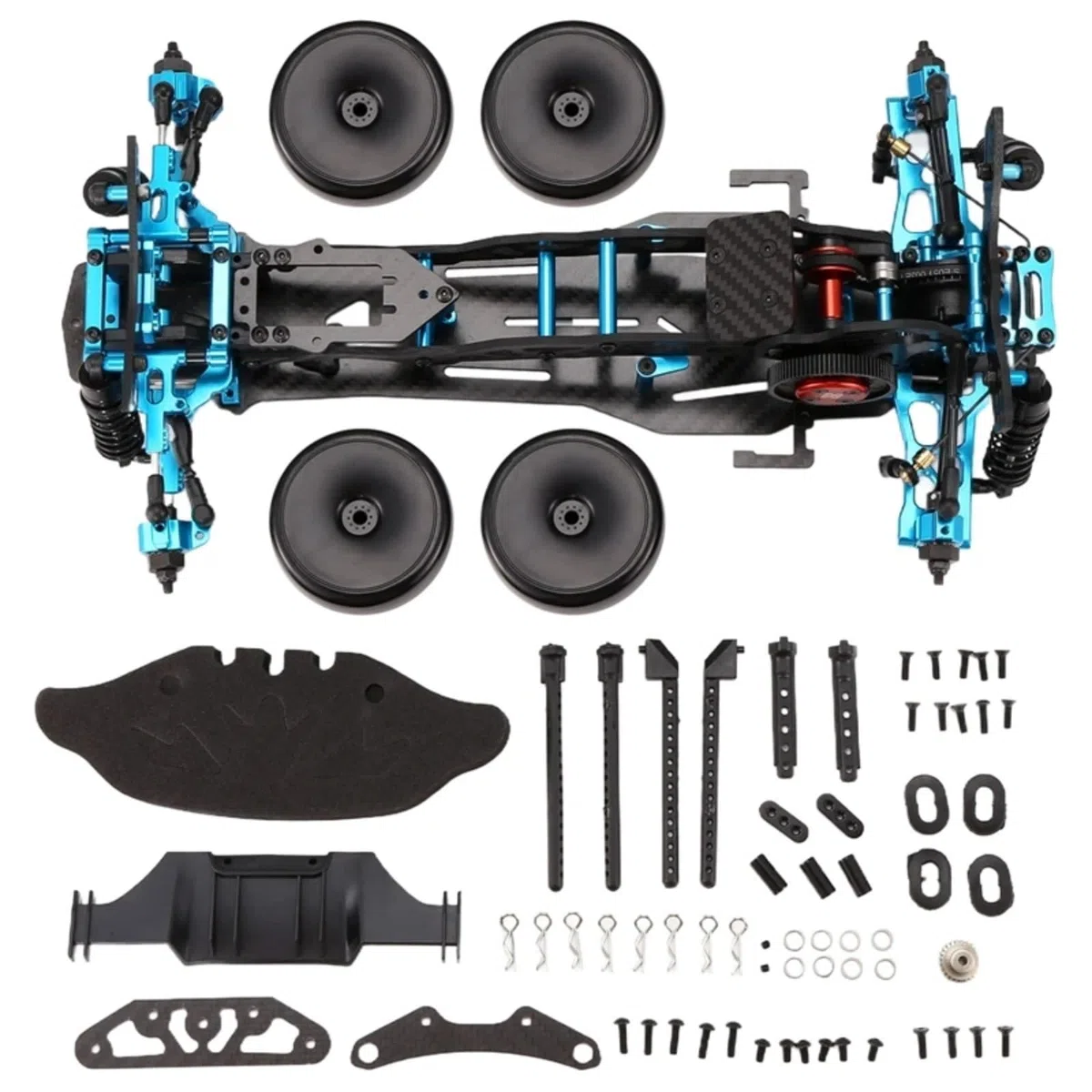 RC Autoteile RC Auto Center Drive Drift Racing Rahmen 1/10 D5S Carbon DIY KIT High Speed ​​Racing Modell Modifizierte Teile