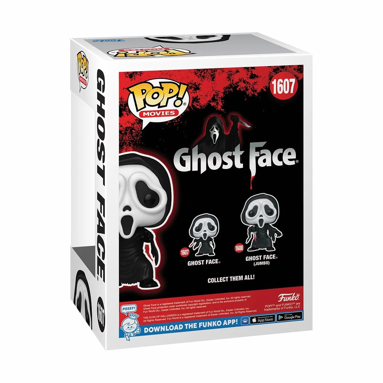 Funko Pop! Movies: Ghostface - Ghostface - Vinyl-Sammelfigur - Geschenkidee - Offizielle Handelswaren - Spielzeug Für Kinder und Erwachsene - Movies Fans - Modellfigur Für Sammler und Display