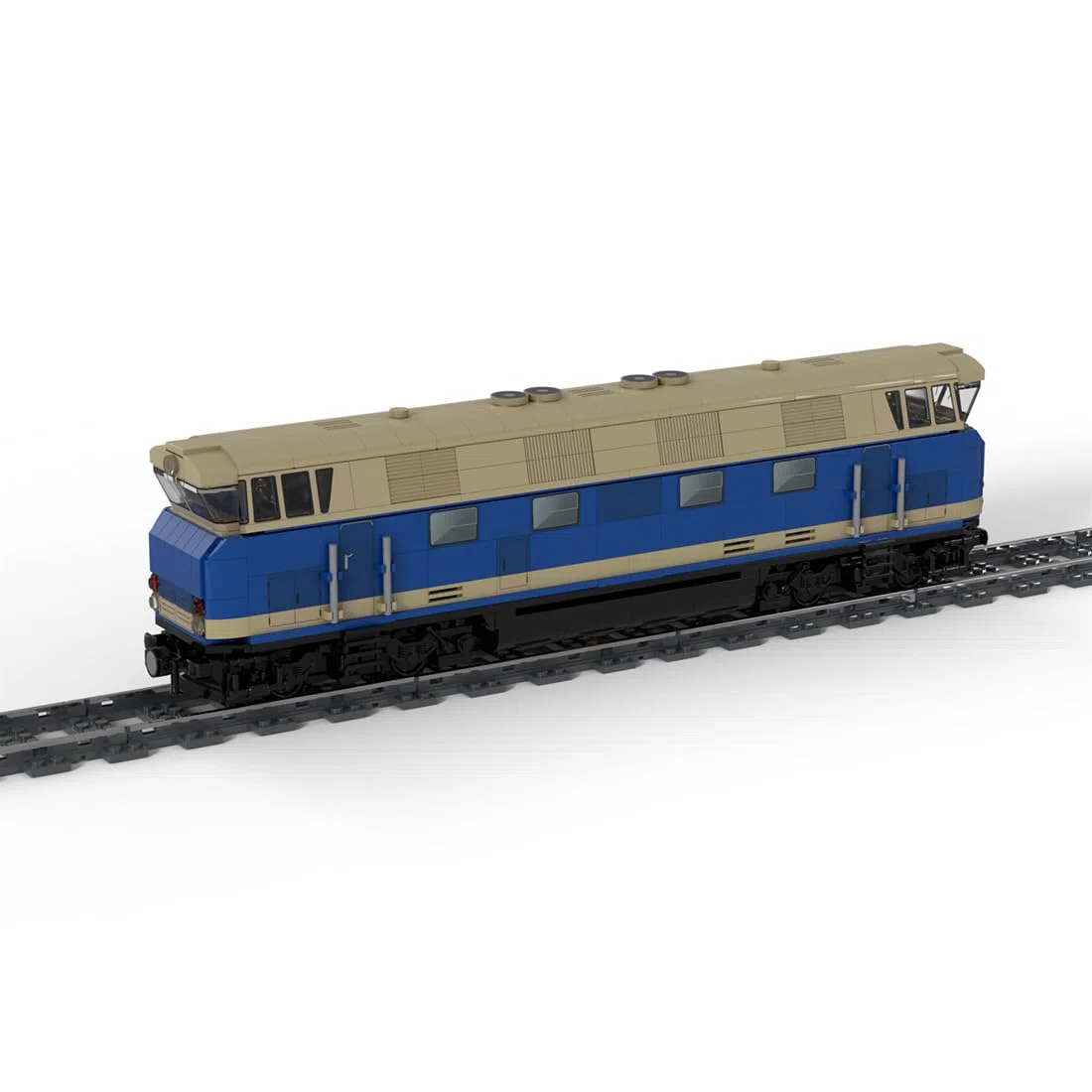 BR118 Deutsche Reichsbahn Lokomotive Bausteine Zug, Dampflok-Modell Eisenbahn, Eisenbahn Baustein Zug für Fracht- & Personenzüge, Elektrischer Zugsets für Erwachsene, 970 Teile