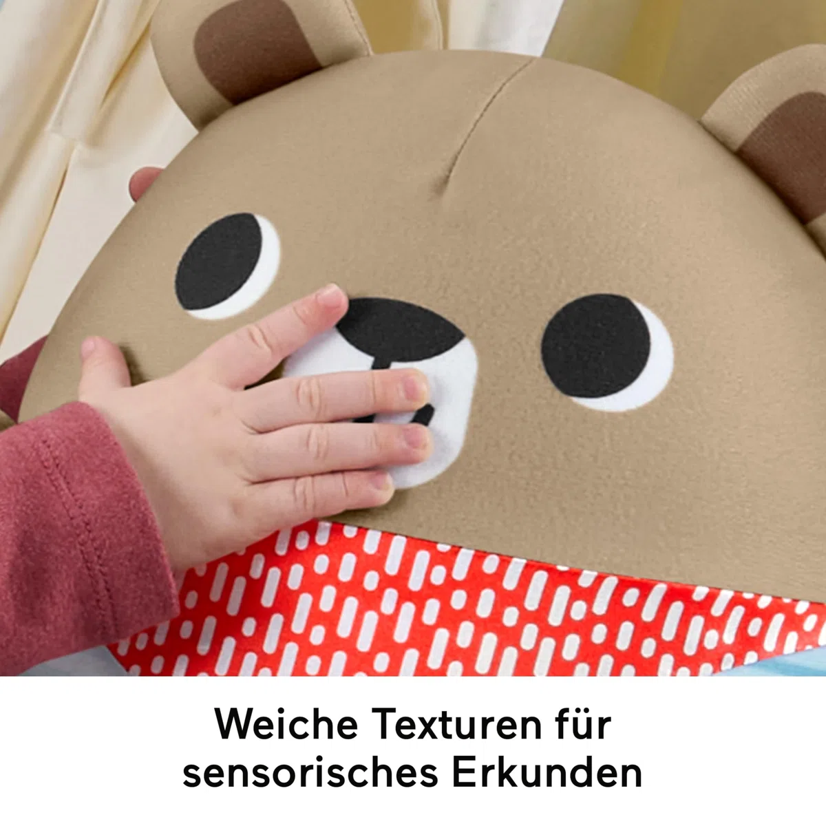 Fisher-Price Babyspielzeug, Camping-Freunde Wackelbär, Wackelspaß zur Entwicklung der Grobmotorik für Babys ab 6 Monaten, JLB83