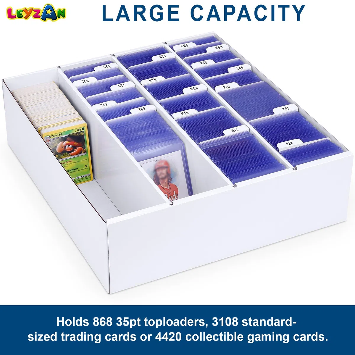 Sammelkarten-Aufbewahrungsbox, 1 Packung Bulk Card Storage für MTG