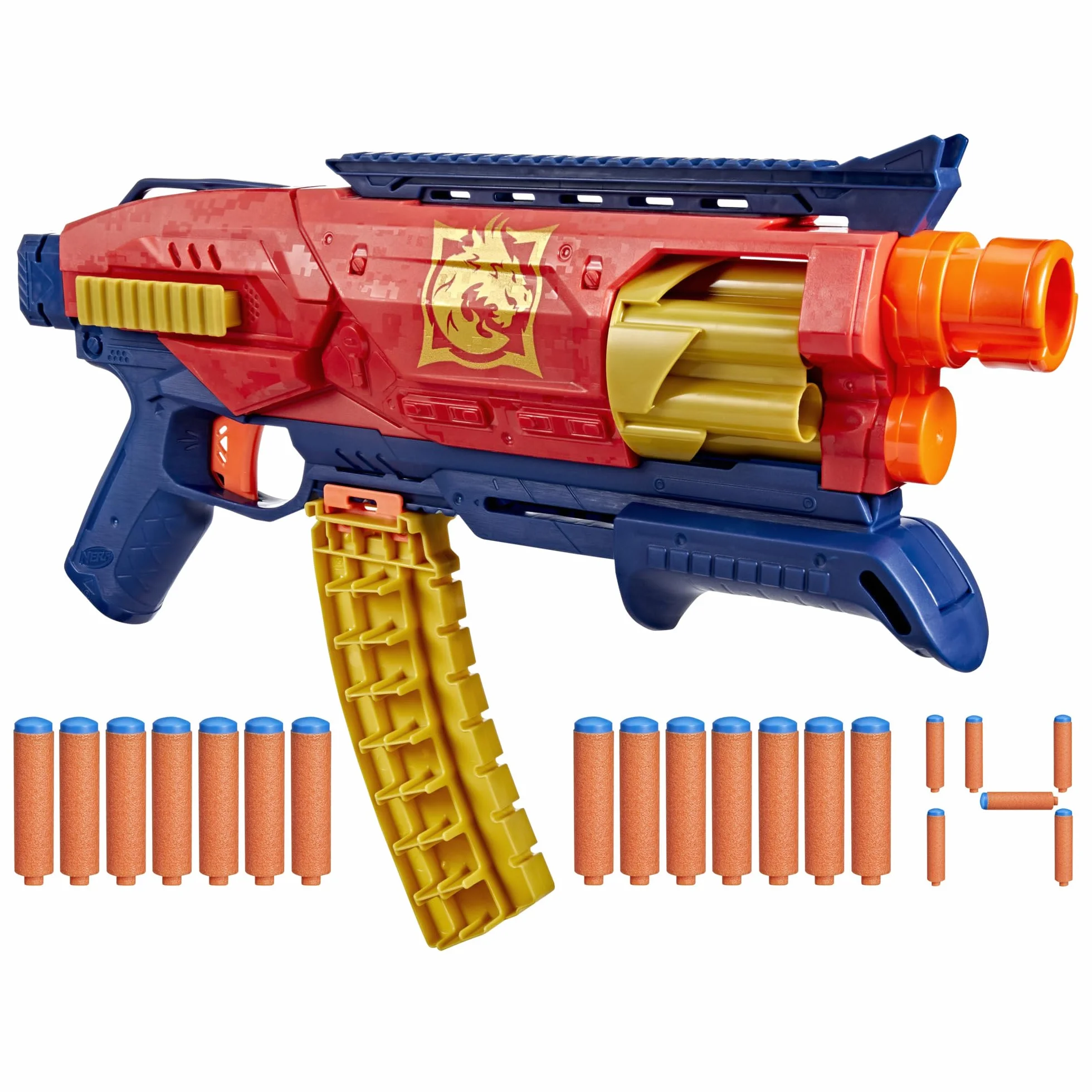 Nerf Loadout Shadowspeed Recon Blaster und 14 N1 Schaumstoff-Darts, Halterung zur Aufbewahrung, Outdoor-Spielzeug mit großer Reichweite und Geschwindigkeit, aktivität für Kinder ab 8 Jahren