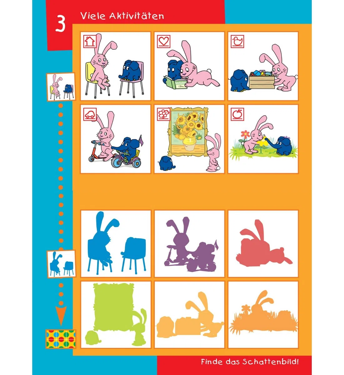 bambinoLÜK-Set: 2/3/4 Jahre Elefant und Hase - die allerbesten Freunde (bambinoLÜK-Sets: Kasten + Übungsheft/e)