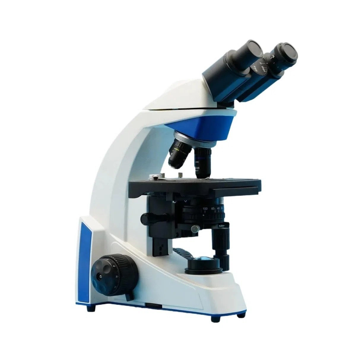 Binokulares Mikroskop 40-1600x Doppelschichtige Mobile Plattform