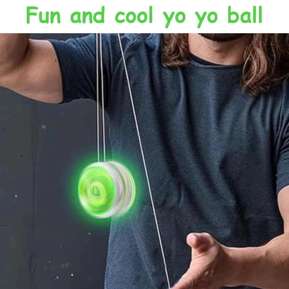 LED Licht YoYo, Responsive yoyo für Kinder, 15 Stück JoJo Kinder, Leuchten Yoyos für Kind, Professionelles Yoyos, für Kind und Anfänger, Yo-yo für Geburtstagsgeschenke, Partys und Feiern