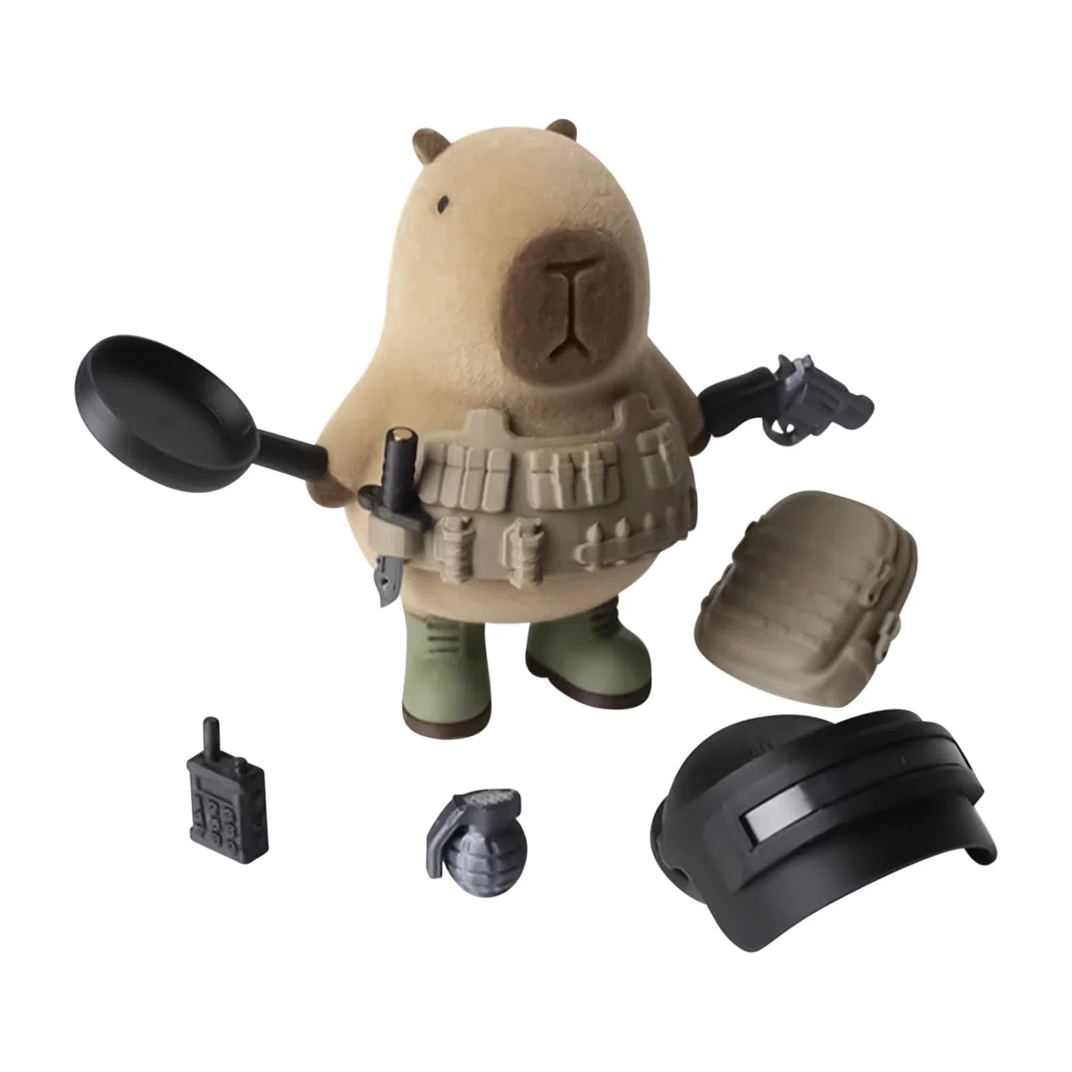 Generisch Magnetisches Capybara-Spezialkräfte Schreibtischspielzeug - Abnehmbare 3D-Druck Dekofigur, Niedliches Sammlerstück für Büro & Zuhause | Originelles Geschenk
