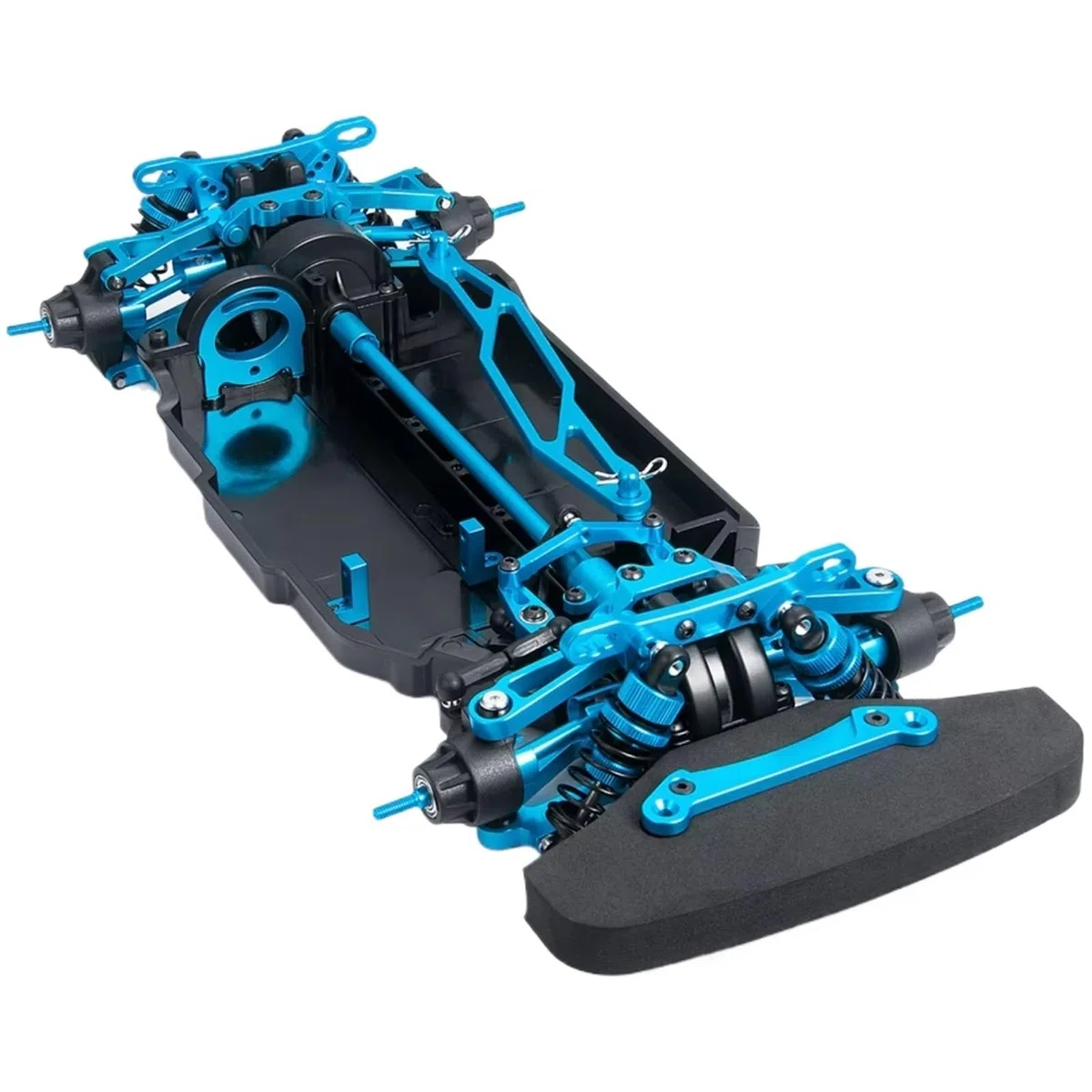 Für Tamiya Für TT02 1/10 Metall Kunststoff Für Chassis Rahmen Montiert Set RC Modell Auto Upgrade Teile RC Rahmen Chassis