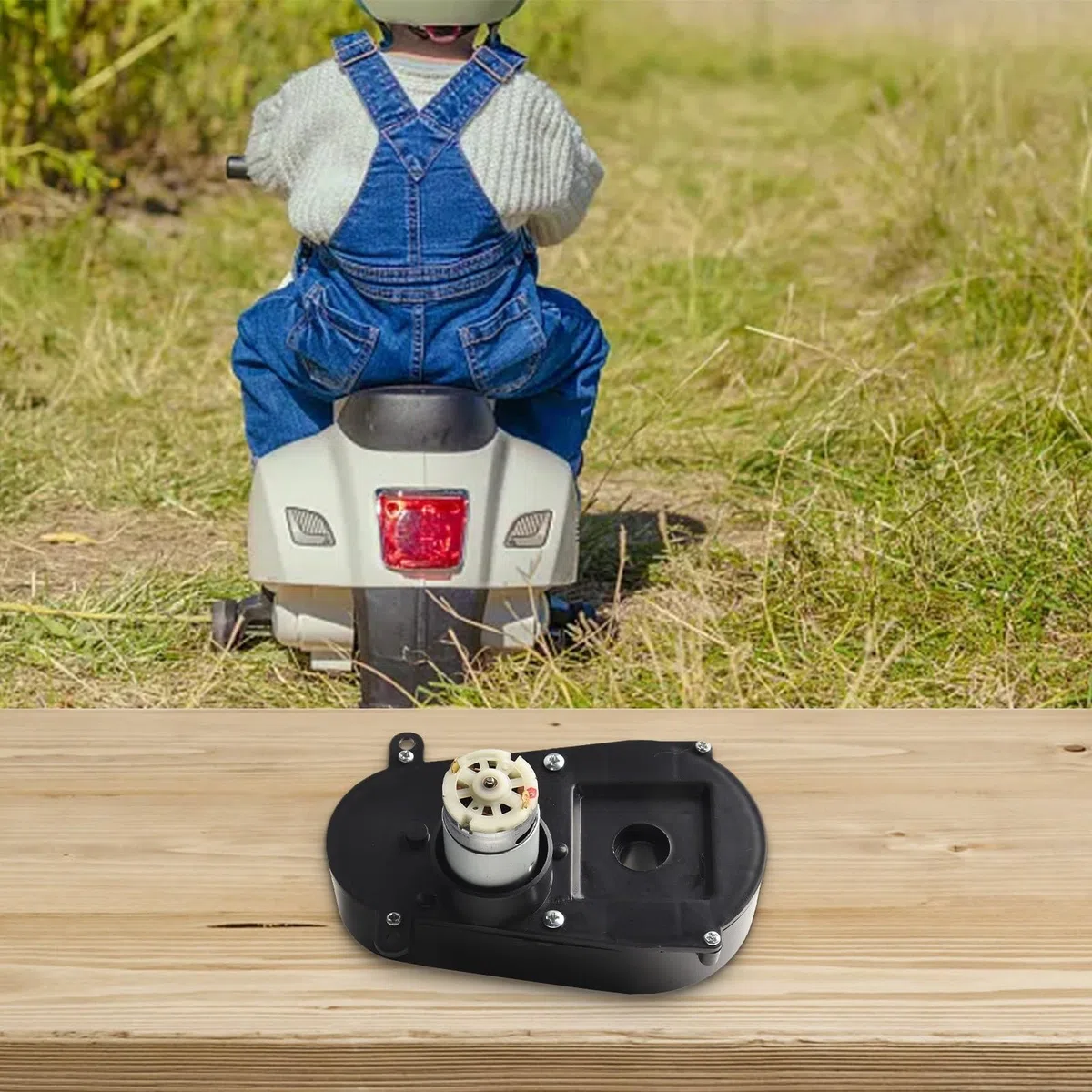Elektrofahrzeugteile für Kinderspielzeug Auto Lenkmotor Getriebe in verschiedenen Spannungsoptionen (380 24V)