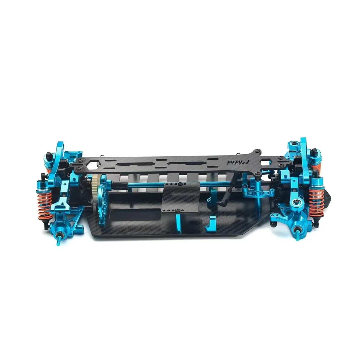 Für Tamiya Für TT02 4WD 1/10 Carbonfaserrahmen Aluminiumlegierung DIY Modell Touring RC Auto On-Road Drift Für Rennwagen Upgrade-Teile-KIT RC Chassis Rahmen