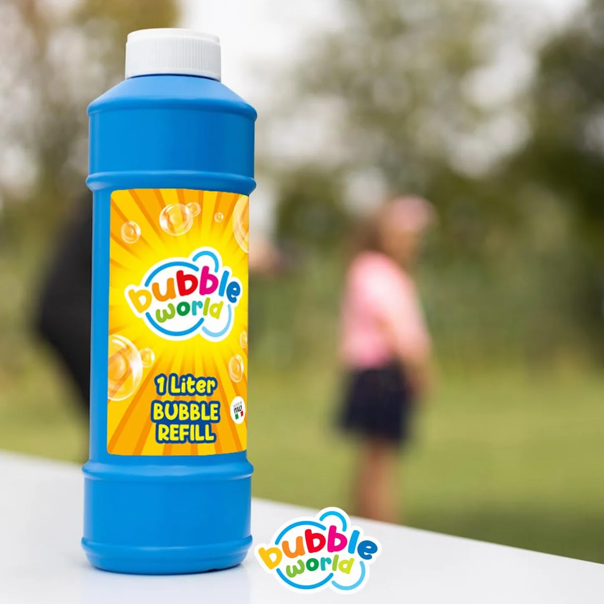 Bubble World Dulcop 103.568500 - Nachfuellflasche für Riesenseifenblasen, Flüssigkeit (Packung mit 2)