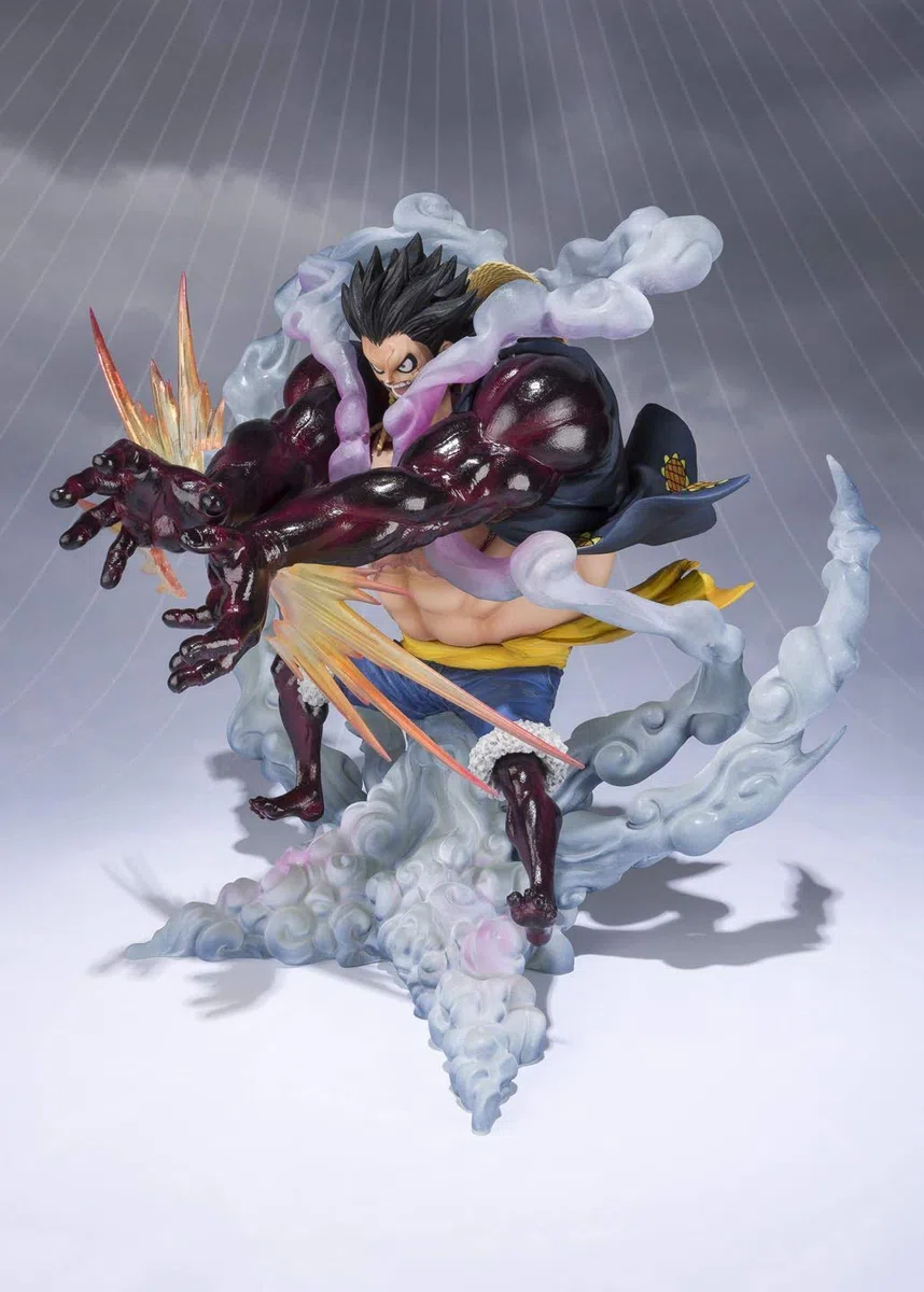 TAMASHII NATIONS Figuarts Zero Monkey.D.Luffy-Gear 4 Leo Bazooka One Piece Statue