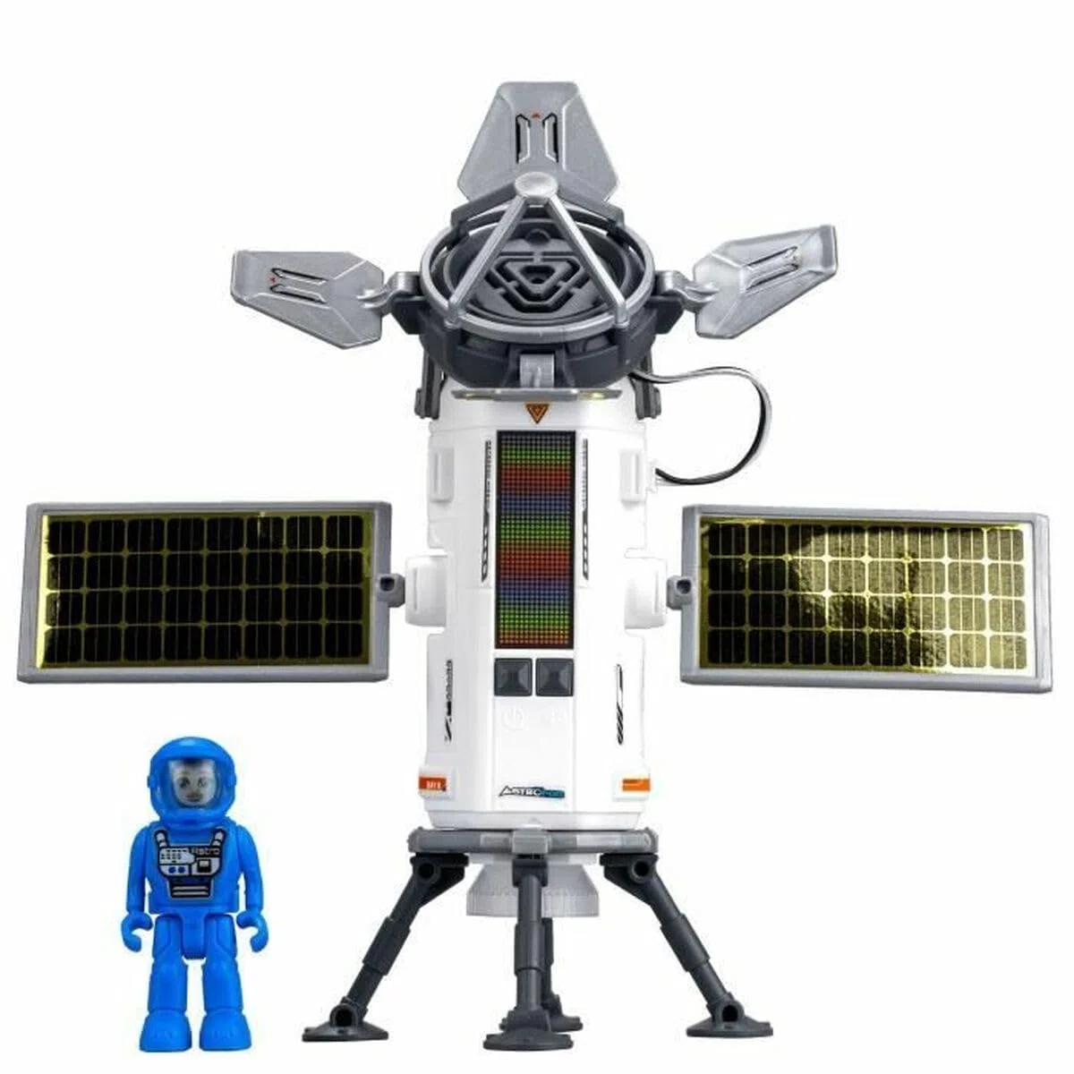 SILVERLIT - Astropod - Die Kommunikationsstation - Thema Universum und Raum - Konstruktion und Erfahrungen - Weltraumspielzeug für Kinder - Ab 6 Jahren