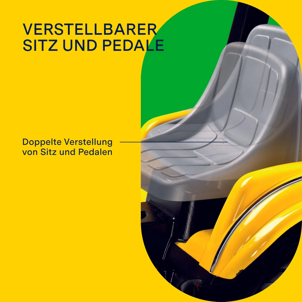 Peg Perego IGCD0552 Bagger mit Pedalen und Maxi-Schaufel
