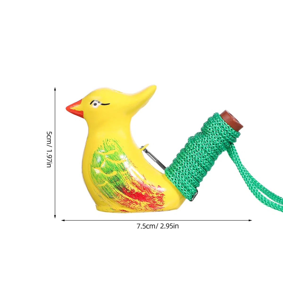 jojofuny 6Er Set Keramik Vogelpfeifen Mit WasserfüLlung Bunte Vogelwasserpfeifen FüR Kinder PäDagogisches Pfeifenspielzeug Mit Trageband Realistische Vogelstimmen FüR Party Und Geburtstag