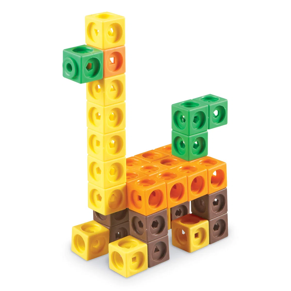 Learning Resources MathLink Steckwürfel, 100-teiliges Set, Kinder ab 5 Jahren, Mathe Würfel zum Zählen, Muster Legen und Feinmotorik trainieren, Lernspielzeug in 10 Farben