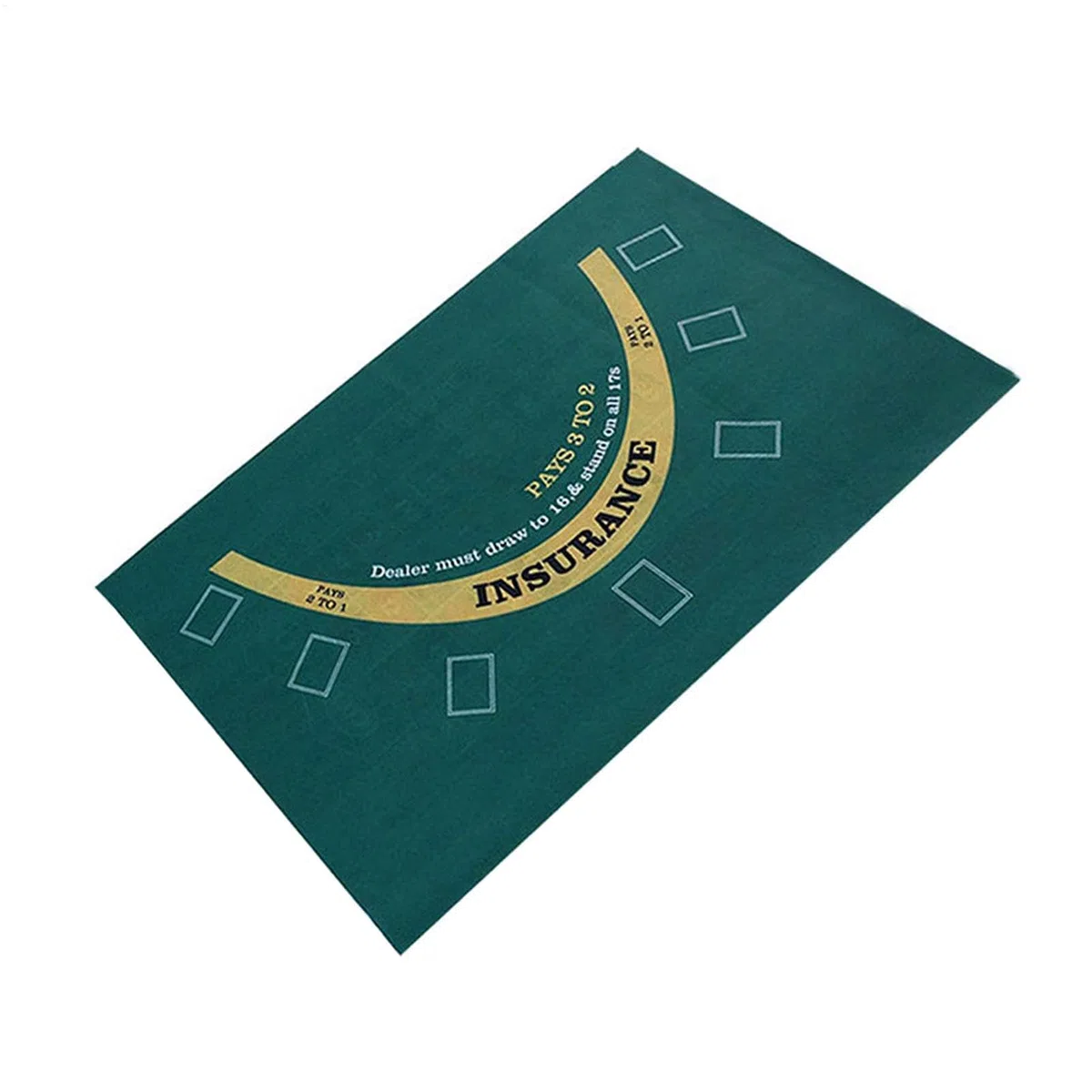 Pokermatte Doppelseitige - 60 X 90 cm Pokertischauflage, Poker Matte Tisch Rechteck, Tischauflage Doppelseitige Filz Roulette Matte, Für Kaffeetisch Craps & Blackjack