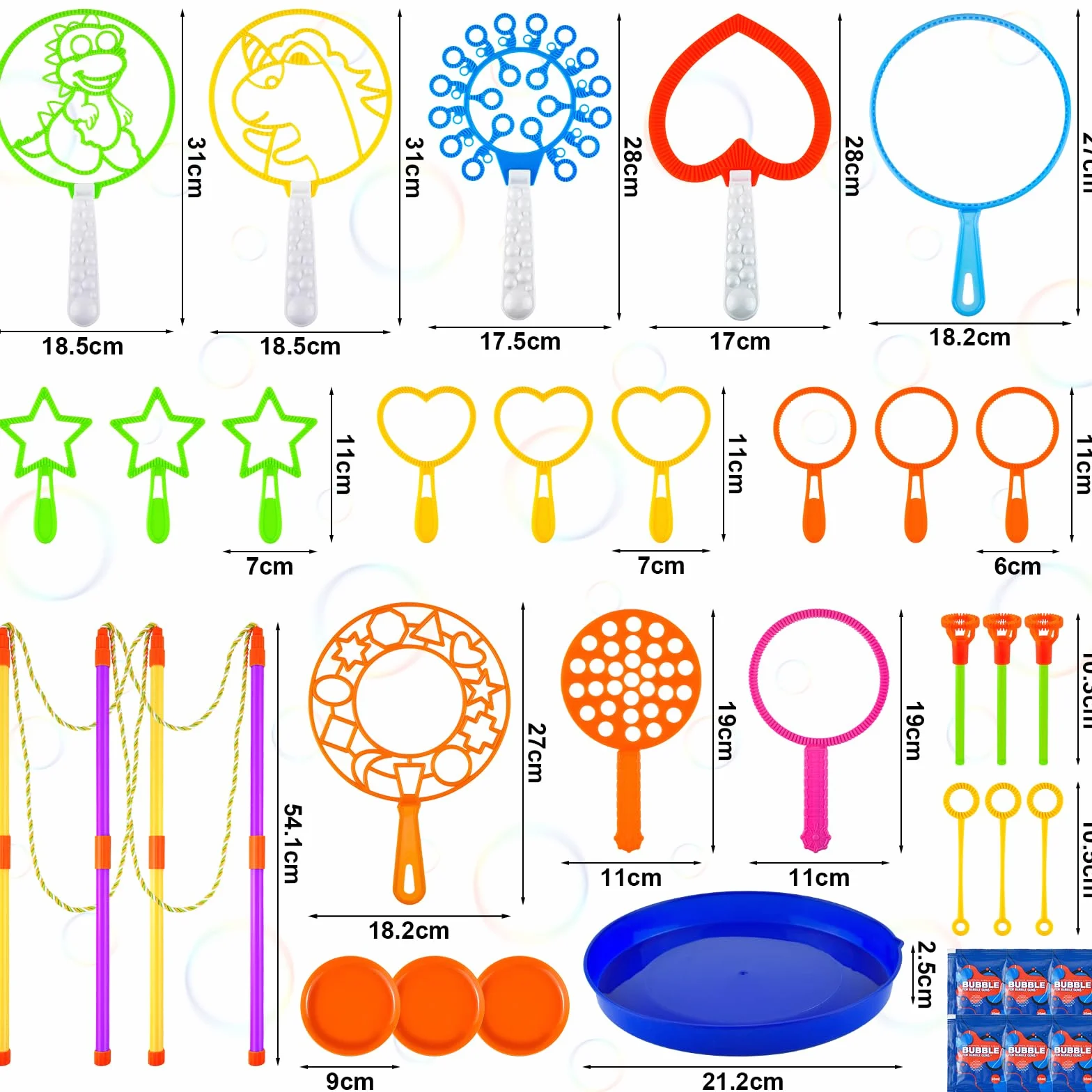 Riesenseifenblasen Seifenblasen Set Groß Stab 29 Stück +6 Seifenblasenflüssigkeit Stäbe Riesen Seifenblasen Kinder XXL Seifenblasenstab Gross Zubehör Lasso Spielzeug Seil Outdoor Sommerspiele Draußen