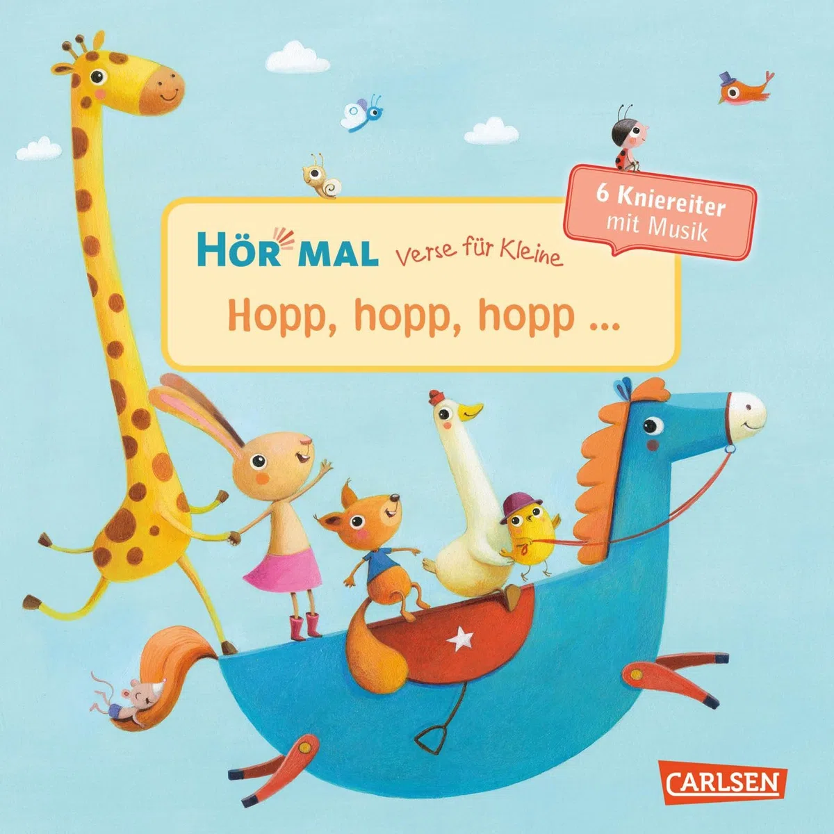 Hör mal (Soundbuch): Verse für Kleine: Hopp, hopp, hopp ...: Zum Hören, Schauen und Mitmachen ab 18 Monaten. Bekannte Kniereiter mit Musik und Spielanleitungen