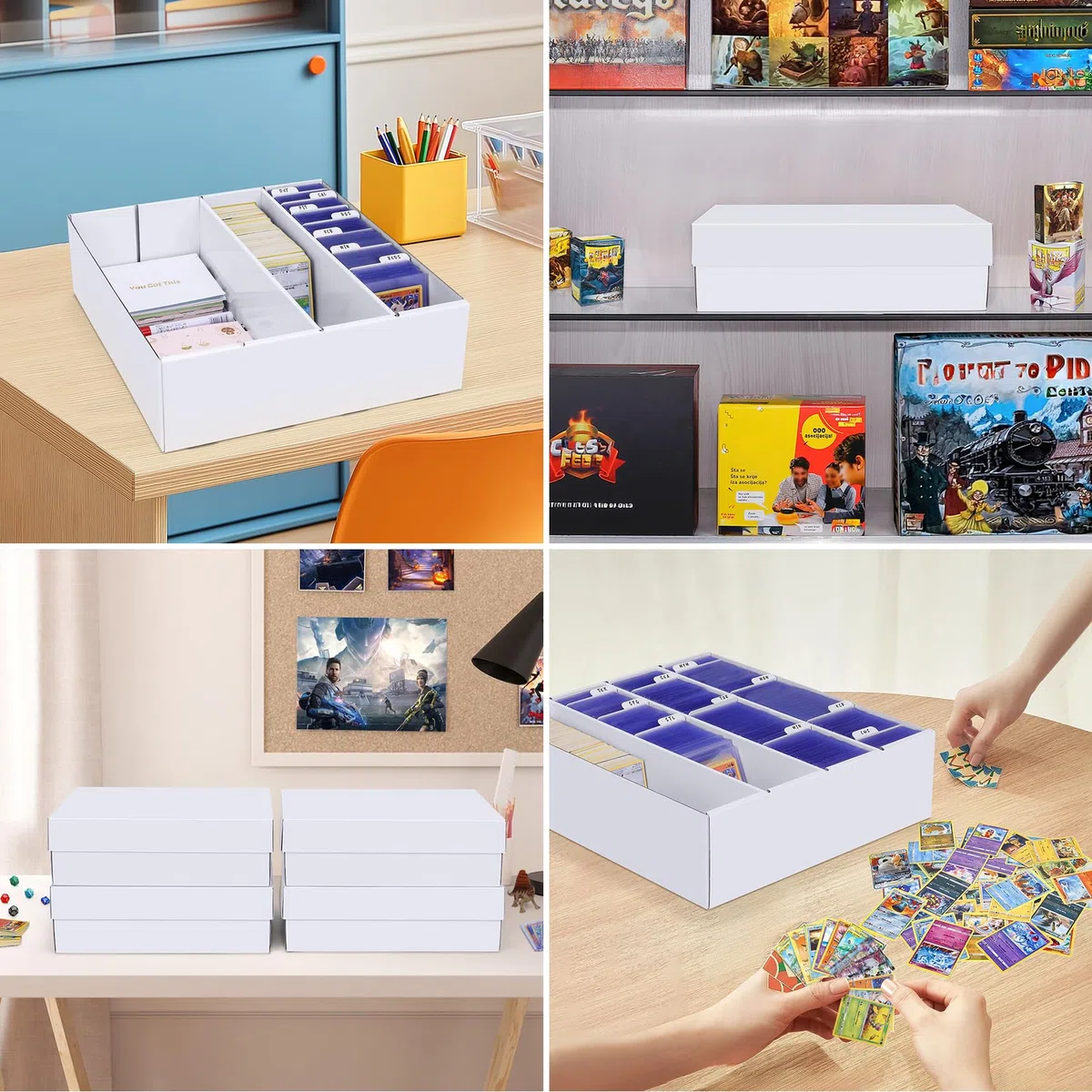 Sammelkarten-Aufbewahrungsbox, 1 Packung Bulk Card Storage für MTG