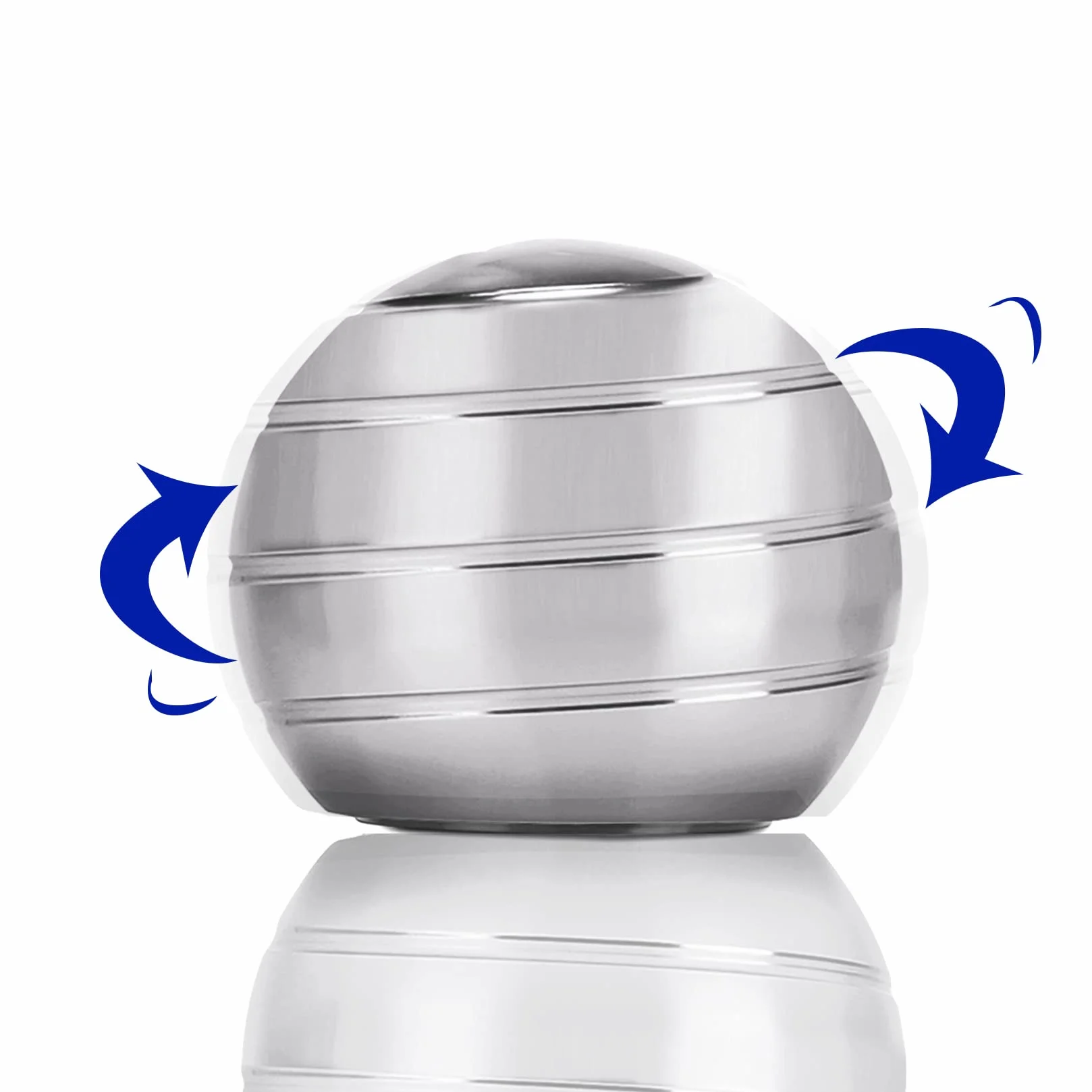 Kinetic Schreibtischspielzeug Office Metal Spinner Ball Gyroskop mit optischer Täuschung für Anti