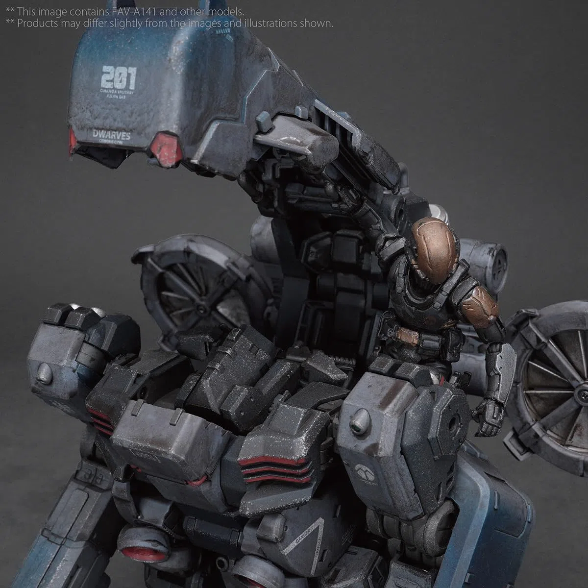 HiPlay Toys Alliance Acid Rain World FAV-A141 Vindgar D2L Maßstab 1/18 Sammel-Actionfiguren-Set Omanga Empire Hell Division