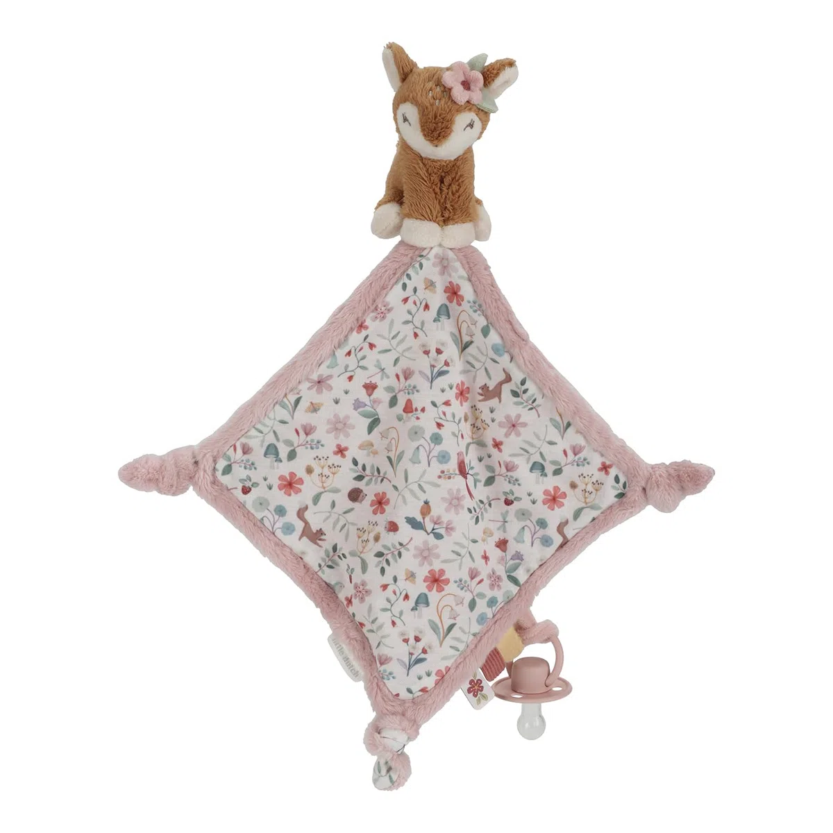 Little Dutch Schmusetuch Schnuffeltuch Kuscheltuch Schnullertuch REH rosa - Fairy Garden