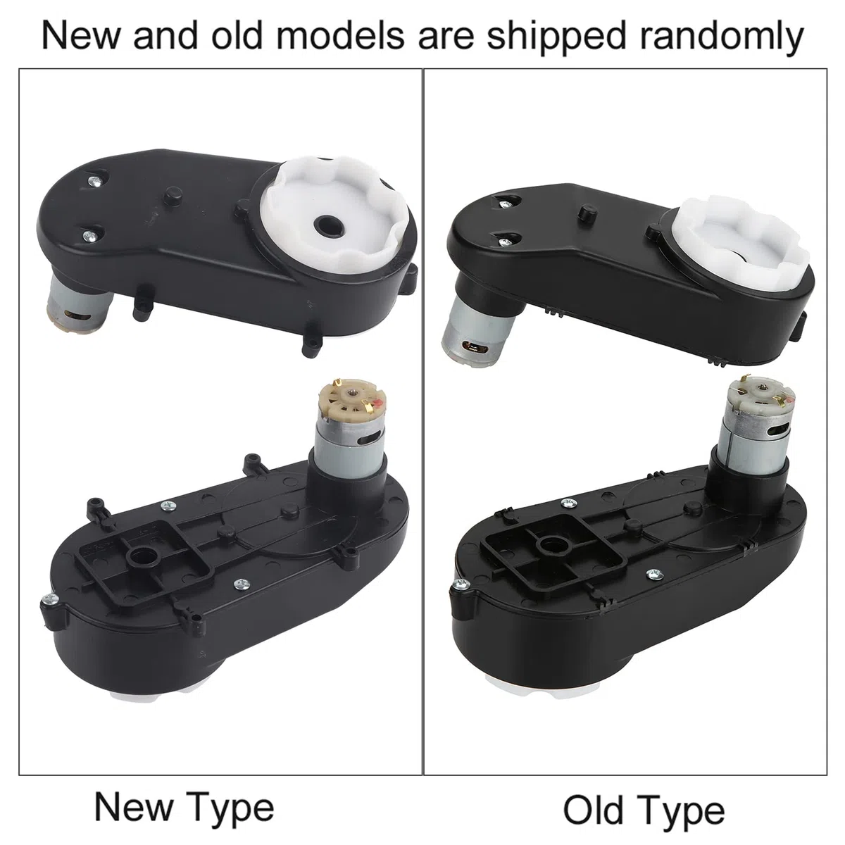Getriebe Elektromotor 12V 16000 U/min, Motor RS390 Getriebebox Elektroautos für Kinder Spielzeugauto