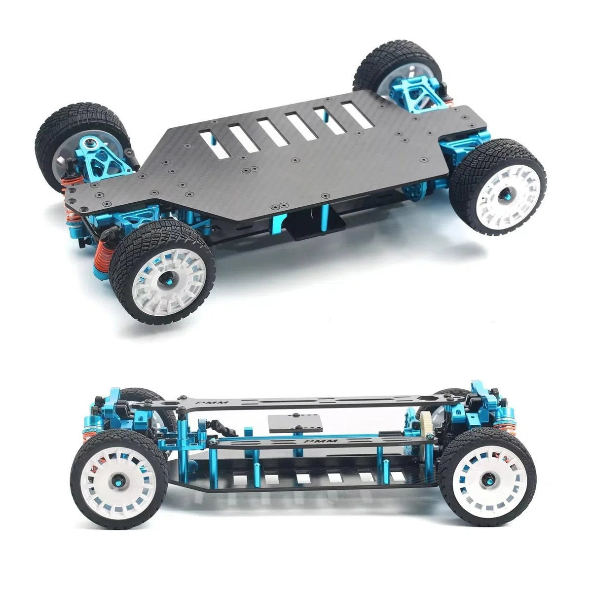 Für Tamiya Für TT02 4WD 1/10 Carbonfaserrahmen Aluminiumlegierung DIY Modell Touring RC Auto On-Road Drift Für Rennwagen Upgrade-Teile-KIT RC Chassis Rahmen
