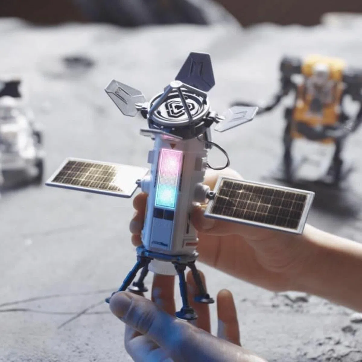 SILVERLIT - Astropod - Die Kommunikationsstation - Thema Universum und Raum - Konstruktion und Erfahrungen - Weltraumspielzeug für Kinder - Ab 6 Jahren