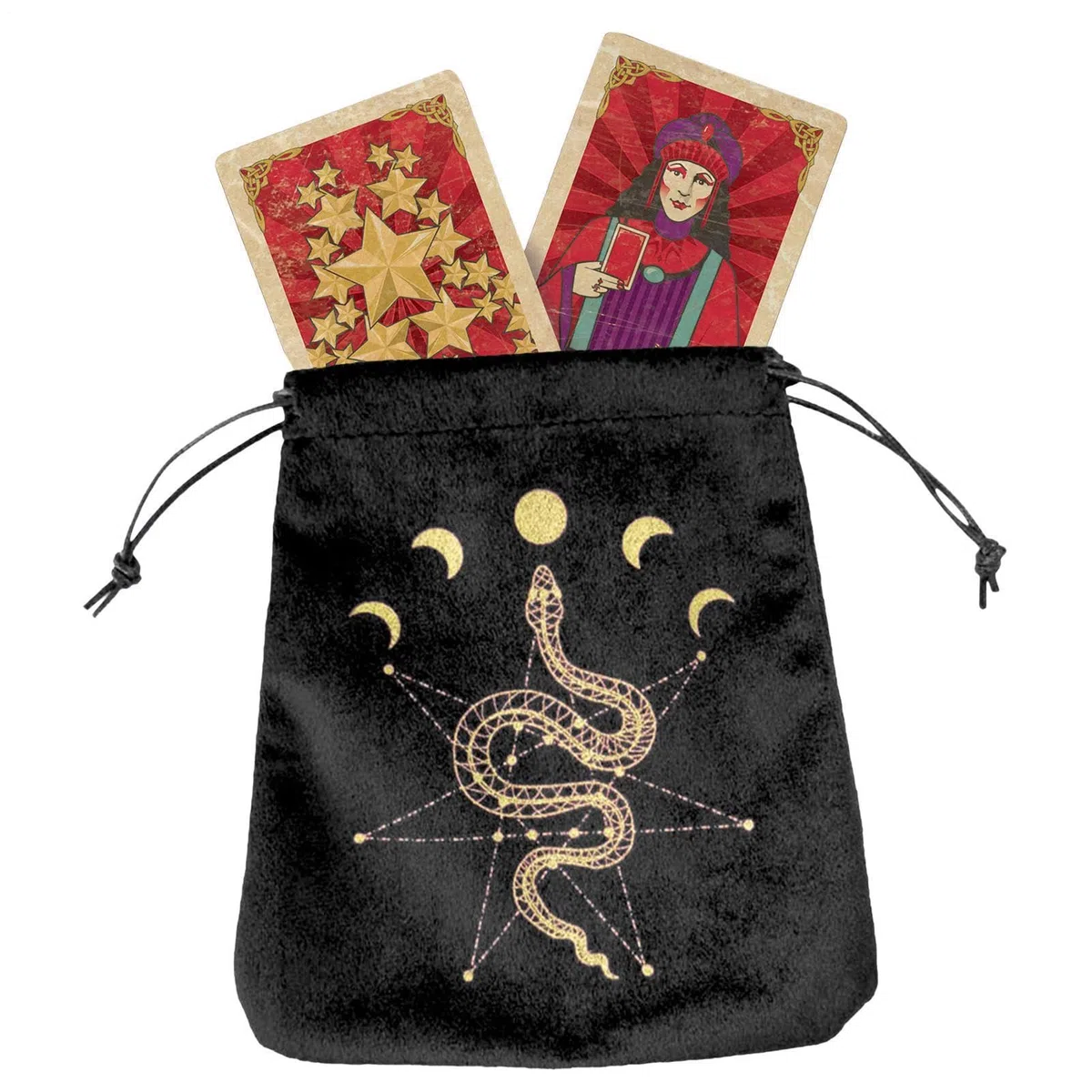 Tarotkarten- , handgefertigt, zarte Tarotkartentasche, Samt, Schmuckbeutel, Geschenktüten mit verschiedenen Mustern, Tarots Orakelkarten, Aufbewahrungstasche für Runen und Schmuck, Reisegeschenk