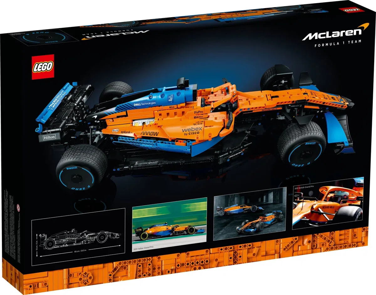 LEGO Technic 42141 McLaren Formel 1 Rennwagen Bauset für Erwachsene (1.434-teilig)