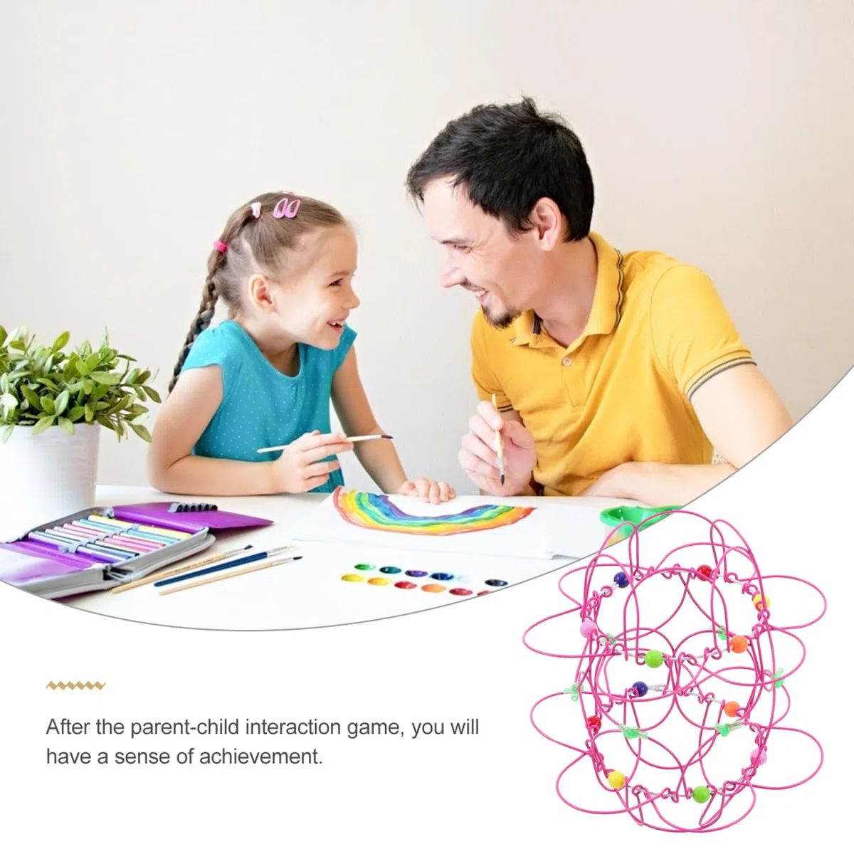 ifundom 8stücke Mandala Zauberblumen-körbe Variationen Für Kreative Spielideen Bunte Eisenring-Ornamente Für Pädagogisches Spielzeug Für Zuhause Und Partys