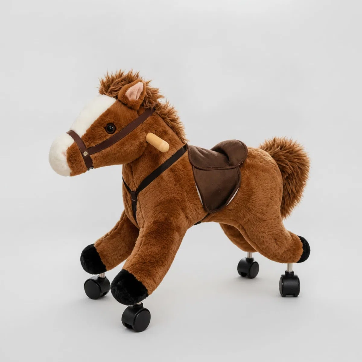 Fahrbar Plüschpferd