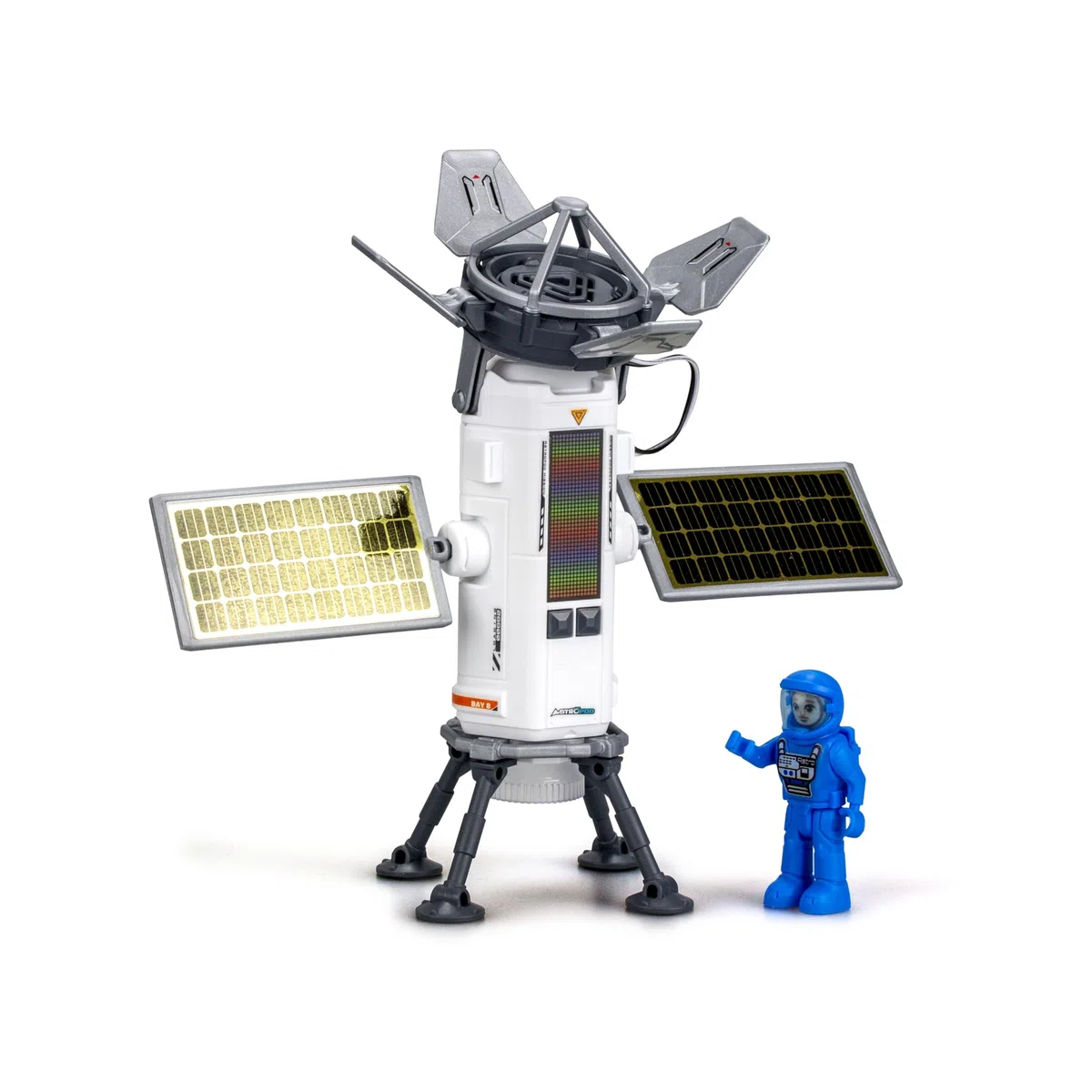 SILVERLIT - Astropod - Die Kommunikationsstation - Thema Universum und Raum - Konstruktion und Erfahrungen - Weltraumspielzeug für Kinder - Ab 6 Jahren