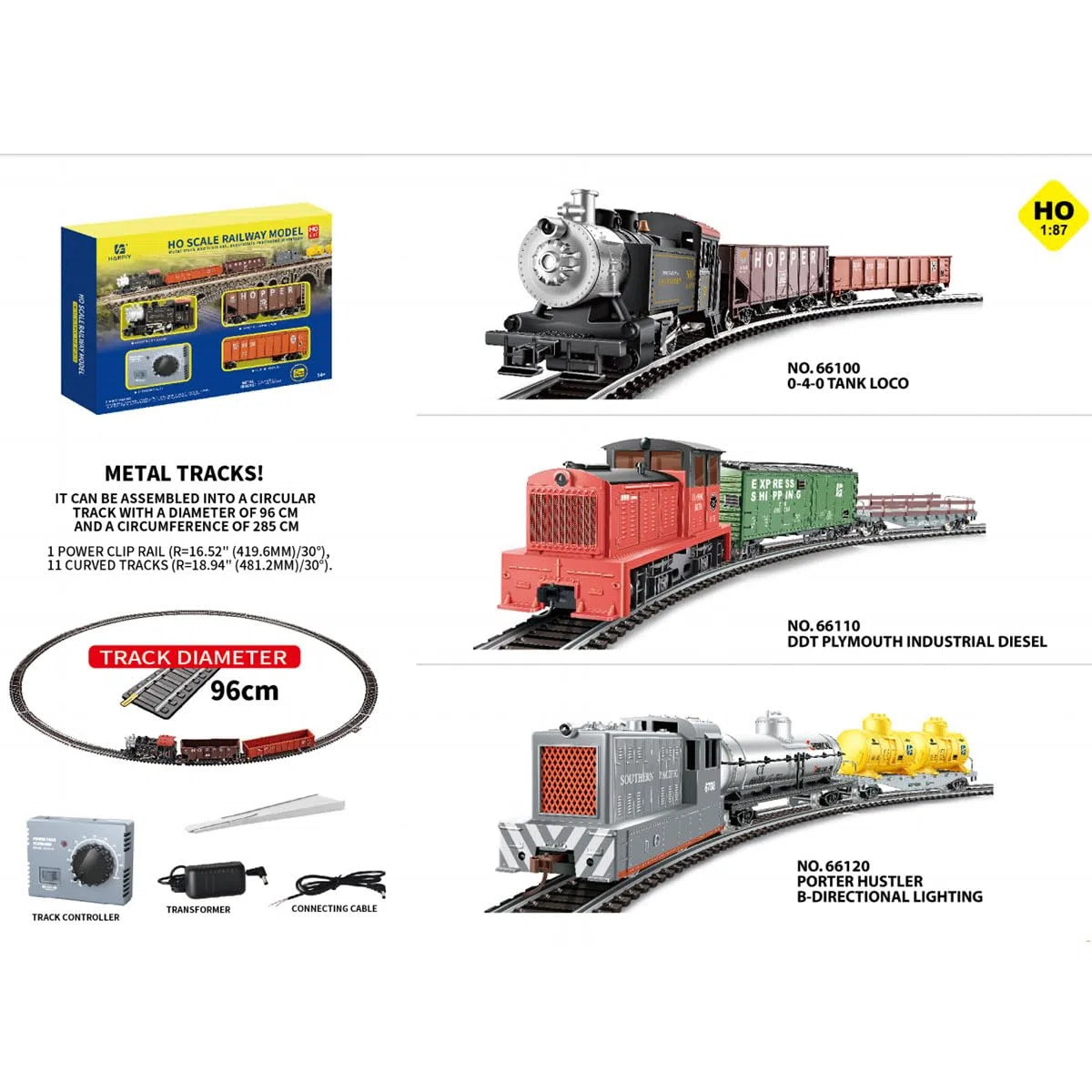 Retro Dampflok Modell Bausteine, 1:87 HO Dampflok DDT Eisenbahnmodell-Set mit Schienen, Dampfzug Modell, Amerikanische Dampflok, Lokomotive Set Eisenbahn für Erwachsene