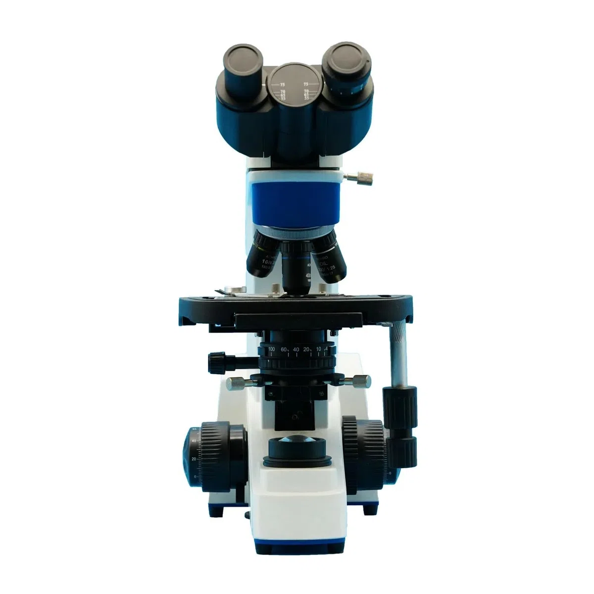 Binokulares Mikroskop 40-1600x Doppelschichtige Mobile Plattform