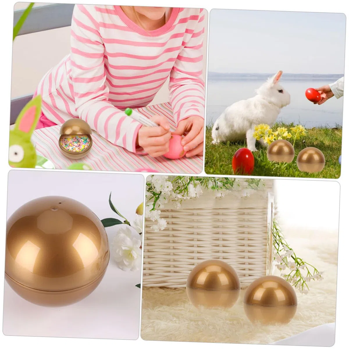 2 Stück Goldene spielbälle aus Robustem Kunststoff Widerstandsfähig und Dekorativ für Partys Firmenevents und Fundraising aktivitäten