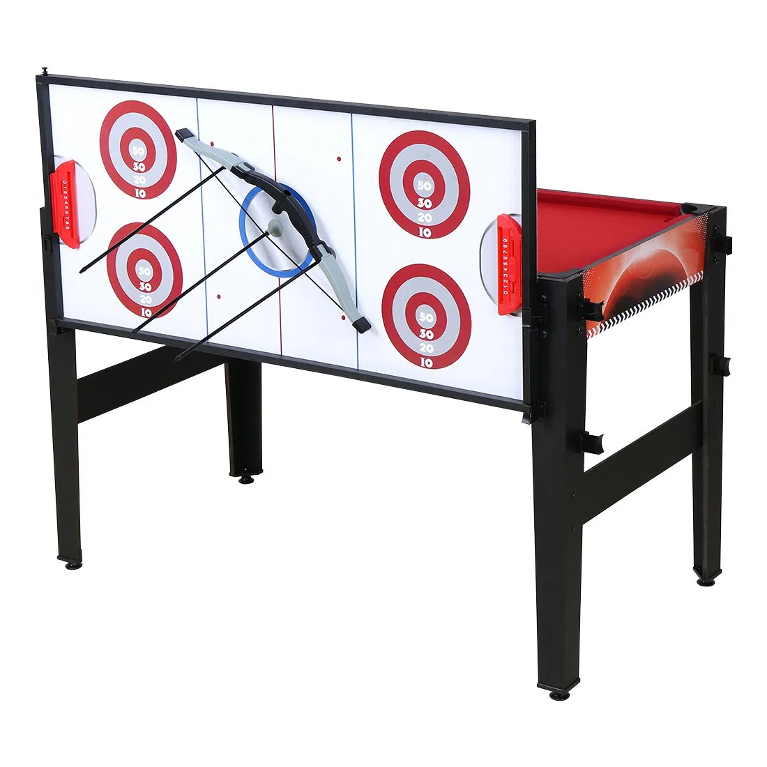 hotsizz 14-in-1multifunktionstisch / Basketball/Billardtisch/Tischtennisplatte/Air Hockey/Bowling, EIN Spieltisch für Erwachsene und Kinder 122 x 61 x 11 cm
