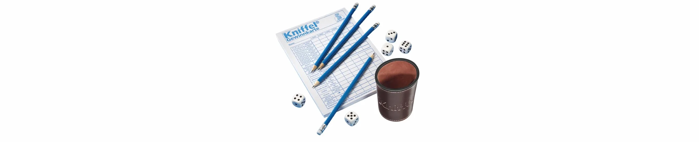 Schmidt Spiele 49203 Kniffel, Classic Line, mit großem Block, mit original Kniffelbecher