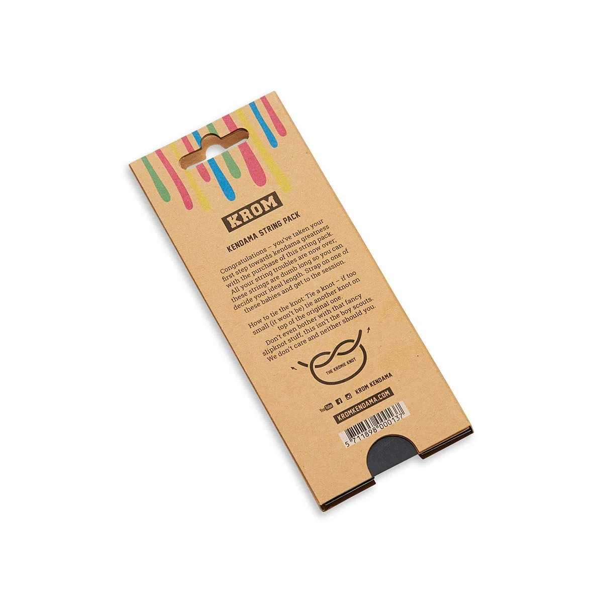 KROM Kendama NEON String Pack - 5 verschieden Farben - 70cm / 27,5in