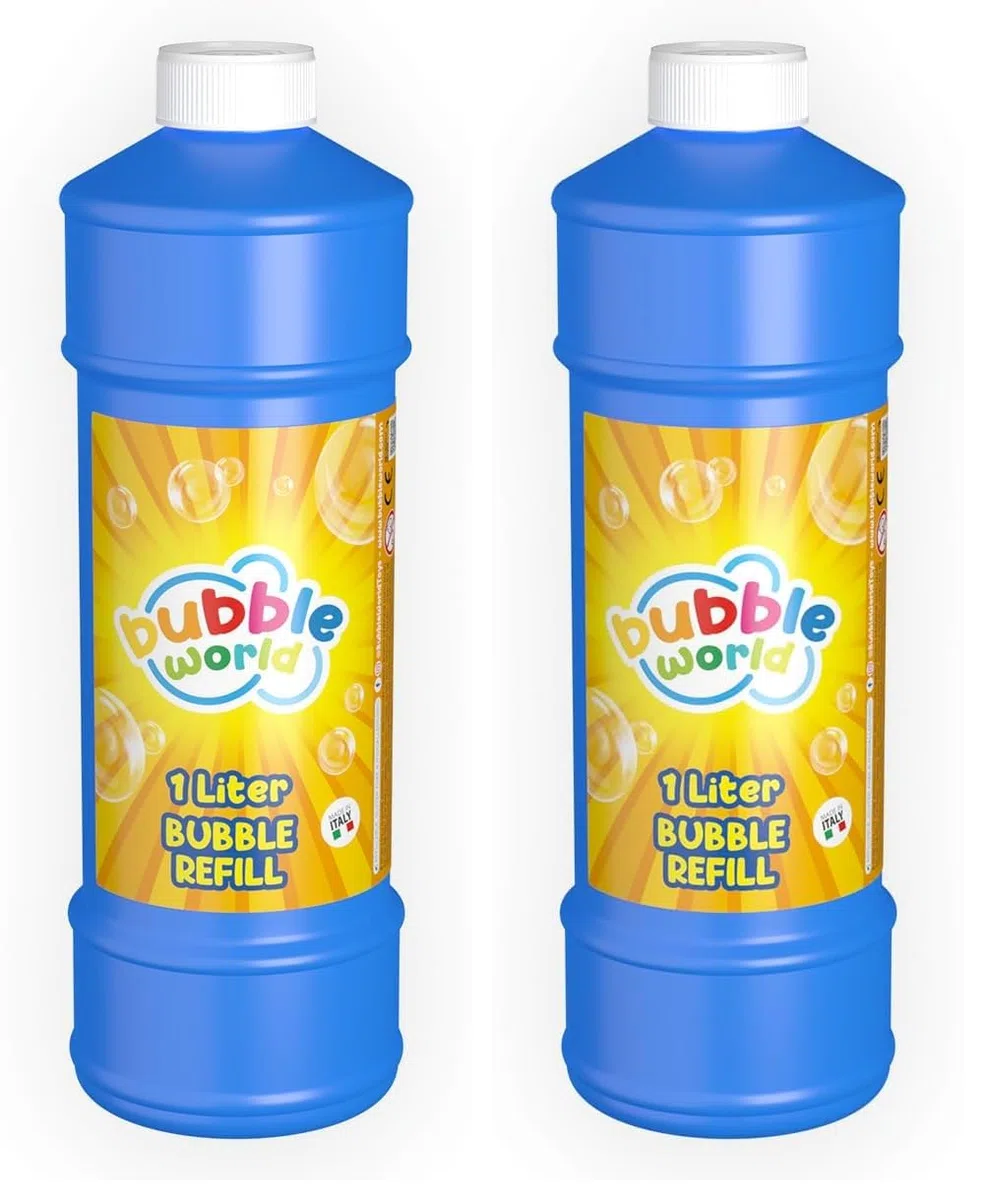 Bubble World Dulcop 103.568500 - Nachfuellflasche für Riesenseifenblasen, Flüssigkeit (Packung mit 2)